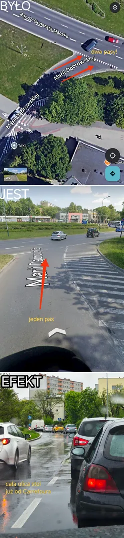 Kraków, utrudnienie