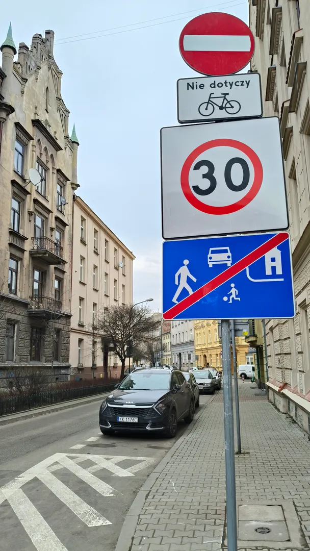 Kraków, utrudnienie